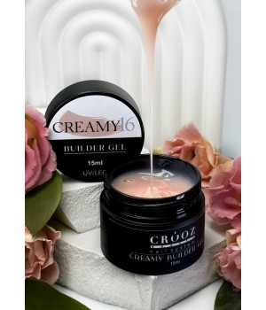 Гель Crooz Creamy Builder gel №16, 15 мл